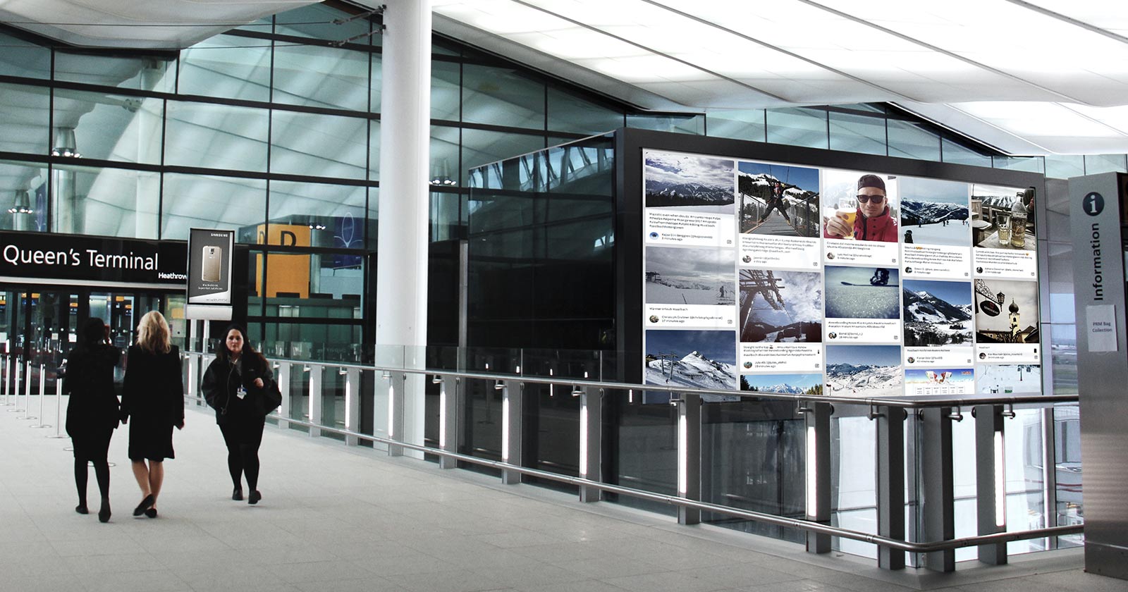 making digital signage more social walls.io partners with digital signage solution sklera